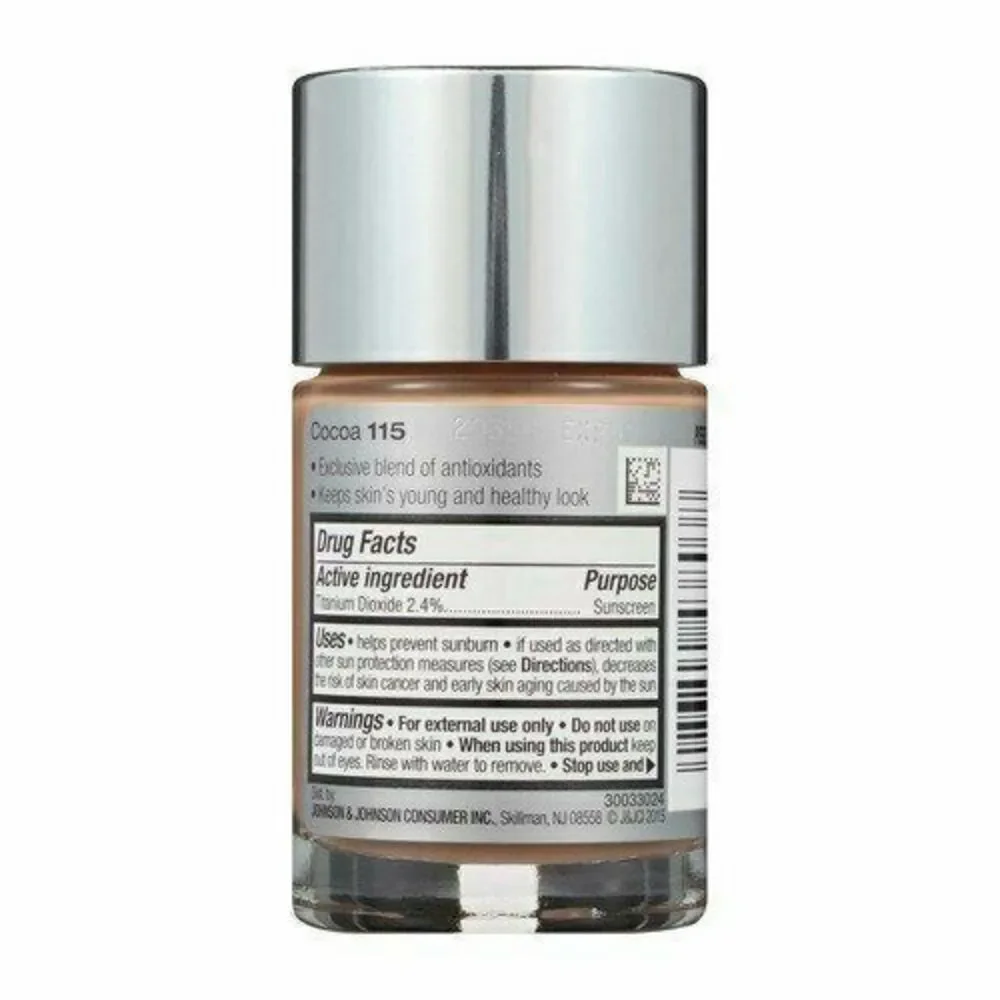 New Neutrogena Healthy Skin Liquid Makeup, Cocoa 115, SPF 20, 1oz